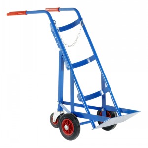 Tall Cylinder Trolley With Rear Support